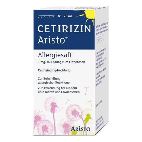 Cetirizin Aristo Allergiesaft 1 mg / ml L&ouml;sung zum Einnehmen  - 1