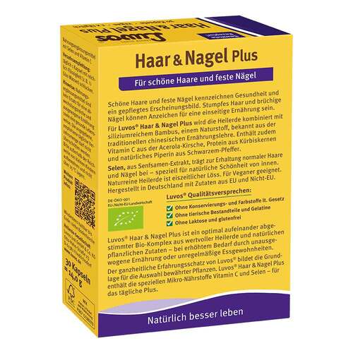 Luvos Heilerde Bio Haar & Nagel Plus Kapseln - 2
