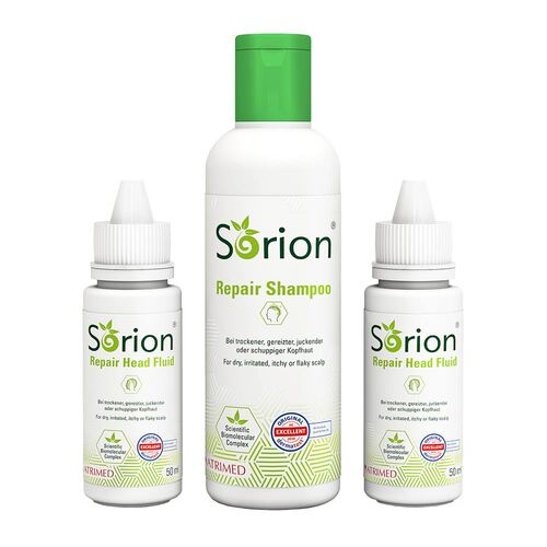 Sorion Repair Shampoo &amp; 2x Sorion Head Fluid - 2