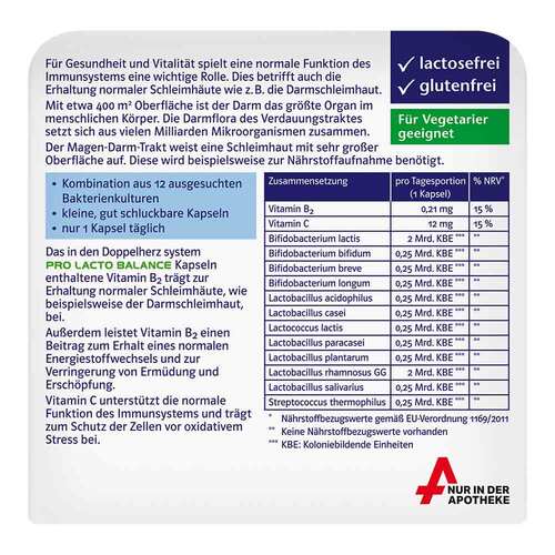 Doppelherz system Pro Lacto Balance Kapseln - 2