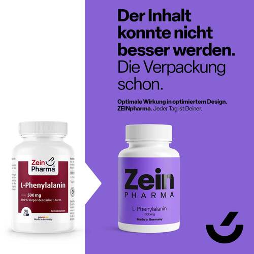 L-Phenylalanin 500 mg veg.HPMC Kapseln Zein Pharma - 3