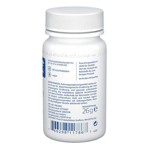 Pure Encapsulations B12 Folate melt Lutschtabletten  - 2