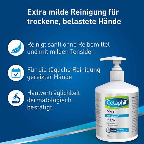 Cetaphil Pro Itch Control Clean extra milde Handreinigung  - 3