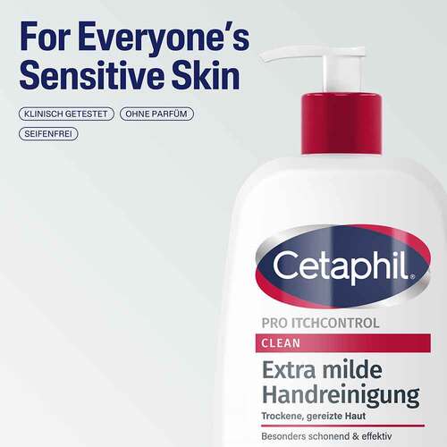 Cetaphil Pro Itch Control Clean extra milde Handreinigung  - 5