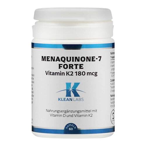 Menaquinone-7 Forte Vitamin K2 180 µg Kapseln - 1