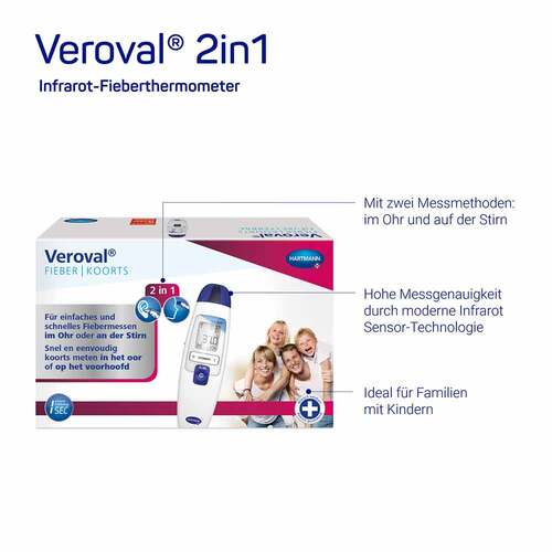 Veroval® 2 in 1 Infrarot-Fieberthermometer - 3