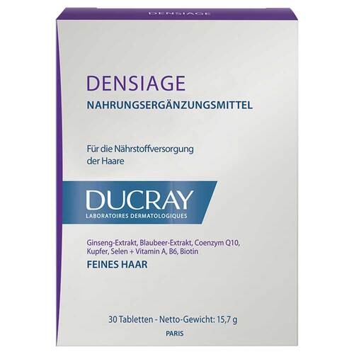 Abbildung: Ducray Densiage Nahrungsergänzungsmittel Tabletten Tabletten, 30 St PZN 13910643