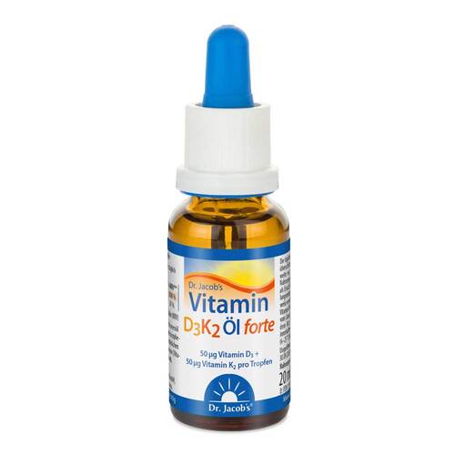 Vitamin D3K2 &Ouml;l forte Dr. Jacob`s Tropfen - 1