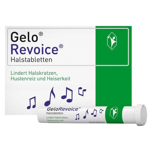 Abbildung: Gelorevoice Halstabletten Cassis-Menthol Lutschtabletten Lutschtabletten, 60 St PZN 14016252