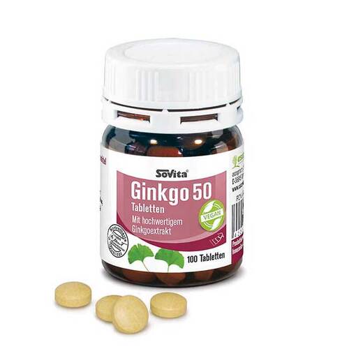 Sovita Ginkgo 50 Tabletten - 1