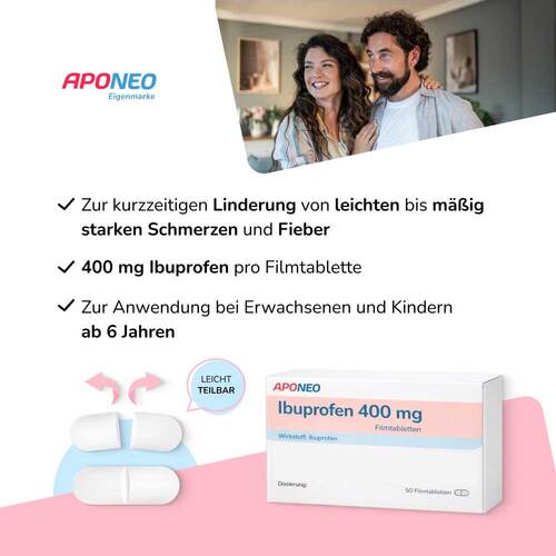 APONEO Ibuprofen Filmtabletten 400 mg - 2