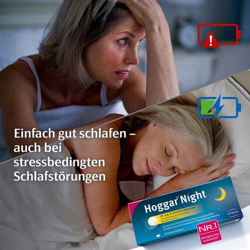 Hoggar® Night 25 mg Doxylamin Schlaf-Schmelztabletten - 2