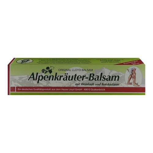 Alpenkr&auml;uter Balsam mit Weinlaub + Rosskastanie Lloyd - 1