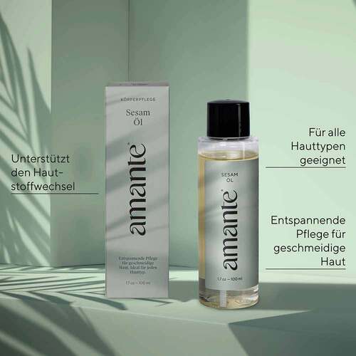 Sesamöl 100% rein Hautpflegeöl Amante - 3
