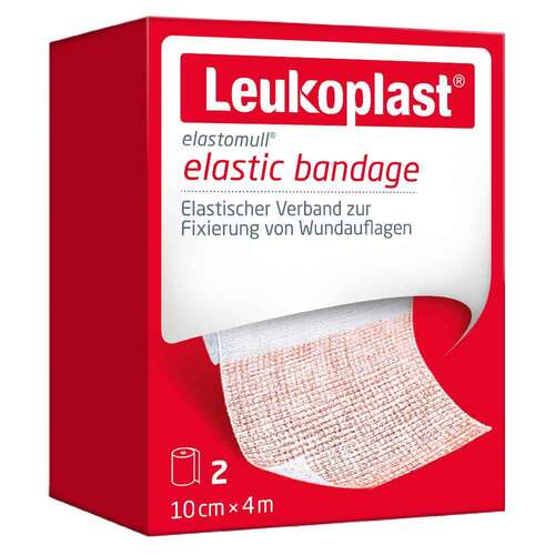 Leukoplast Elastomull Fixierbinde elastisch 10 cmx4 m - 1