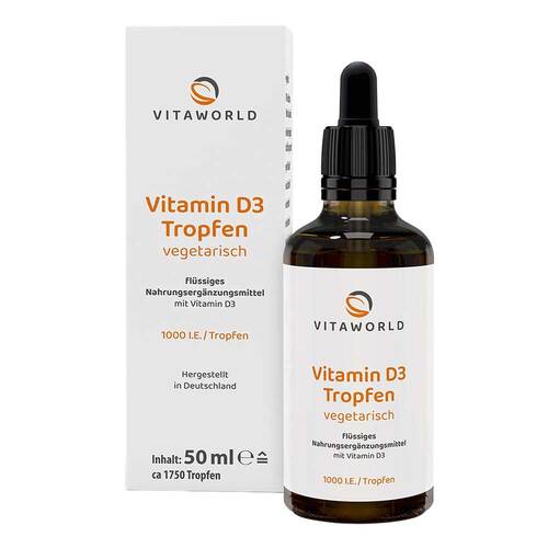 Vitamin D3 1.000 I.E. pro Tag Tropfen zum Einnehmen - 1