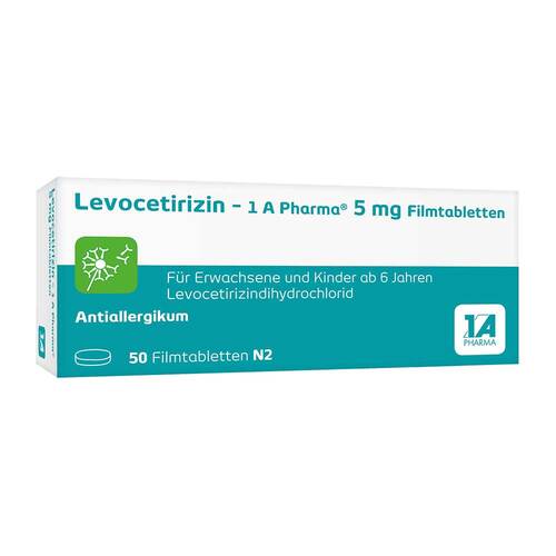 Levocetirizin – 1 A Pharma® 5 mg Filmtabletten - 1