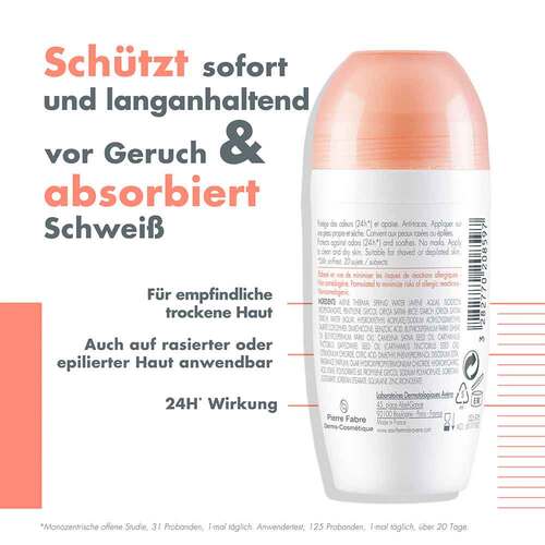 Avene Body Deodorant mit 24h Wirkung - 3