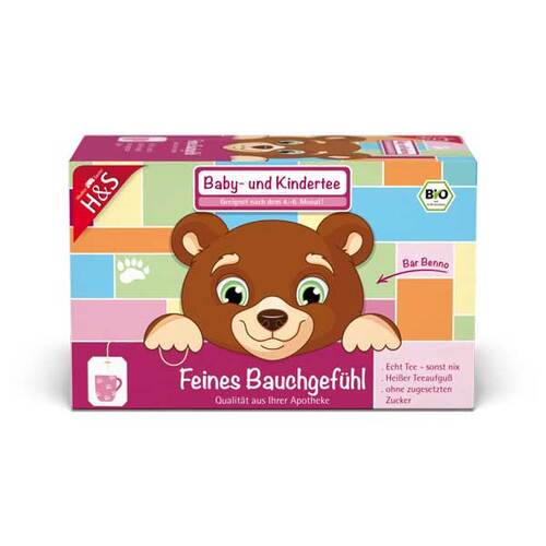 Abbildung: H&S Bio Baby- und Kindertee Feines Bauchgefühl Fbeutel Filterbeutel, 20 St PZN 14264240