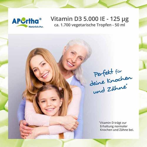 Aportha Vitamin D3 Tropfen 5.000 I.E. 125 µg - 4