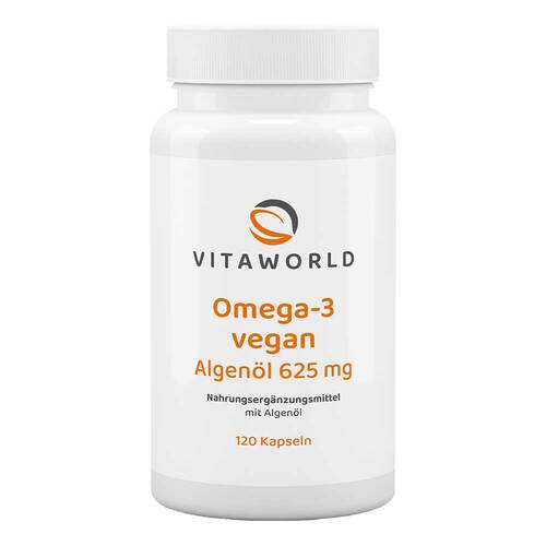Omega-3 vegan Algenöl 625 mg Kapseln - 1