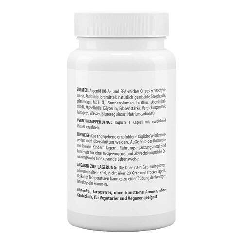 Omega-3 vegan Algenöl 625 mg Kapseln - 3
