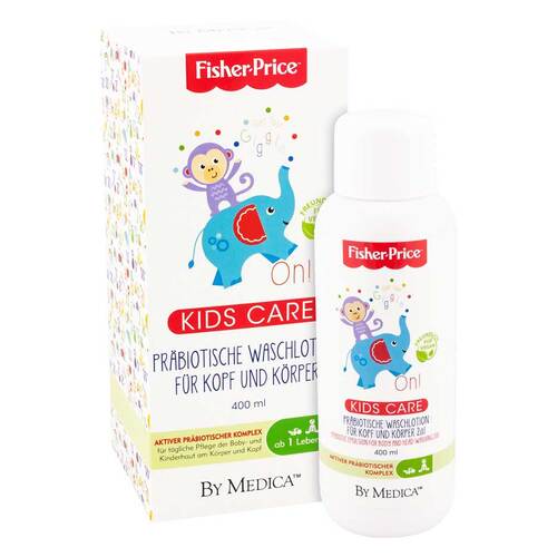 Abbildung: Fisher-Price Kids Care Waschlotion für Kopf + Körper Lotion, 400 ml PZN 14385340