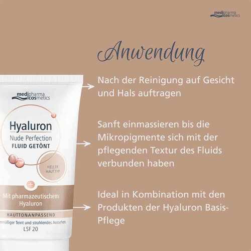 Hyaluron Nude Perfection get&ouml;nt.Fluid LSF 20 hell - 4