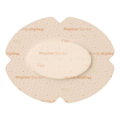 Mepilex Border Flex Schaumverband haft.7,8x10 cm oval - 2