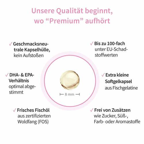 White Omega Pearlz Omega-3-Fettsäuren Weichkapseln - 2