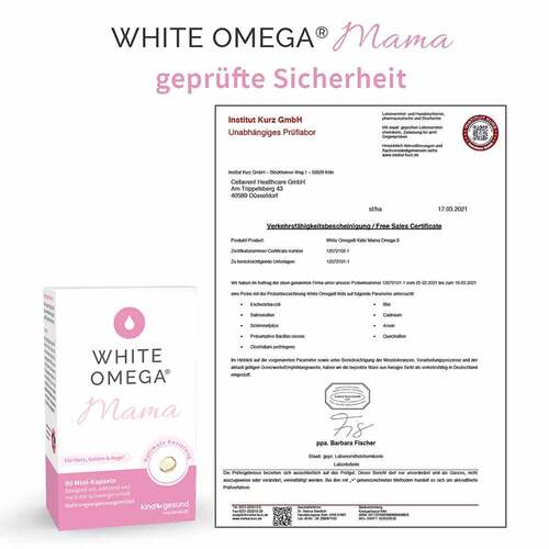 White Omega Pearlz Omega-3-Fettsäuren Weichkapseln - 5