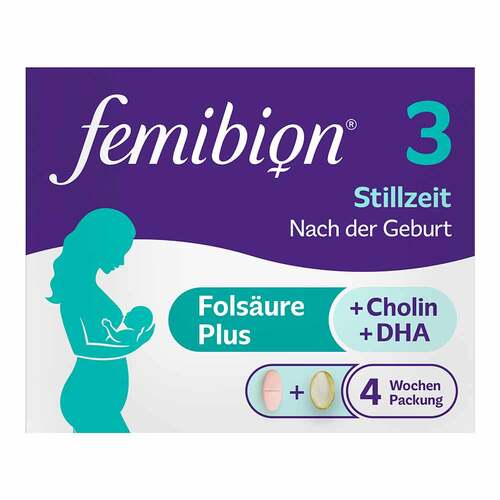 Femibion 3 Stillzeit 4-Wochen-Packung mit 28 Tabletten und 28 Kapseln - 1