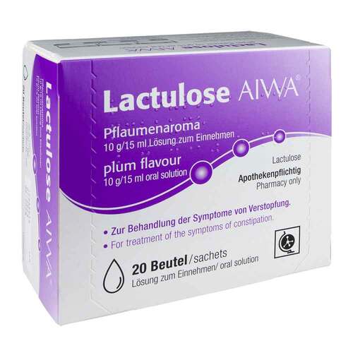 Lactulose AIWA Pflaumenaroma 10 g/15 ml L&ouml;sung zum Einnehmen - 1