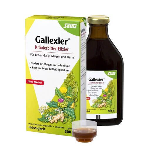 Gallexier Kr&auml;uterbitter Elixier Salus Fl&uuml;ss.z.E. - 1