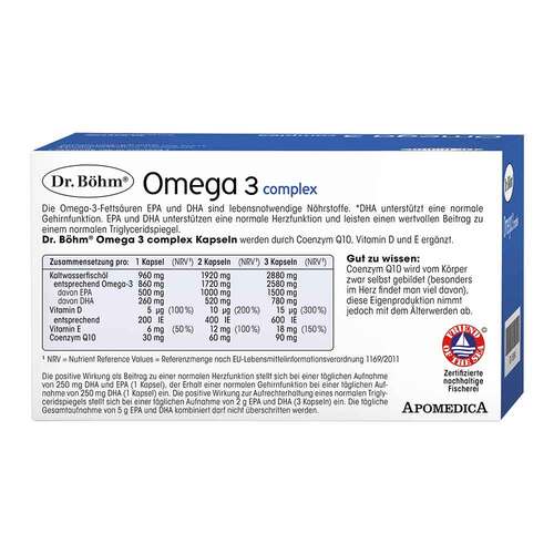 Dr. B&ouml;hm Omega-3 complex Kapseln - 2