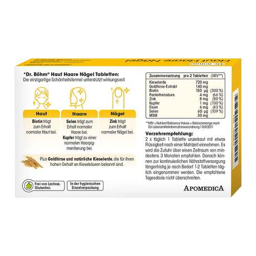 Dr. Böhm Haut Haare Nägel Tabletten - 2