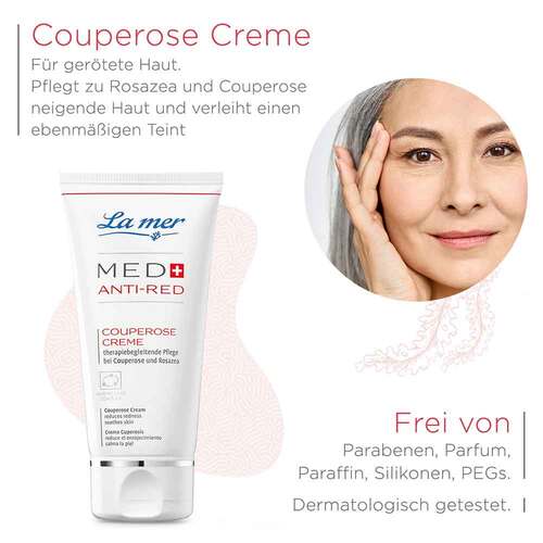 La mer Med + Anti-Red Couperose Creme ohne Parfum - 3