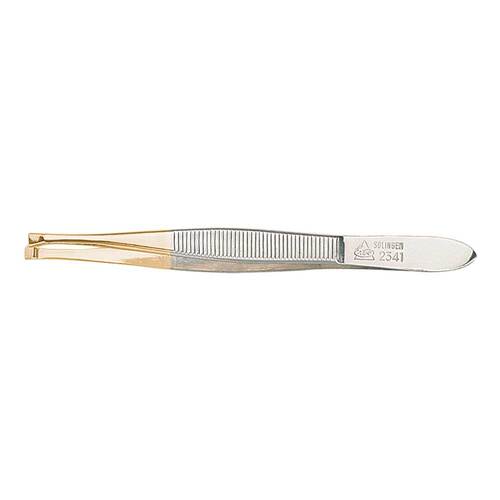 Erbe Pinzette Goldspitze schmal-gerade 9 cm - 2