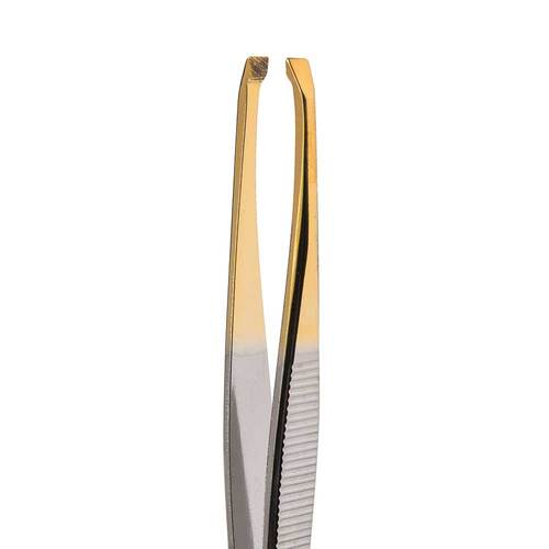 Erbe Pinzette Goldspitze schmal-gerade 9 cm - 3