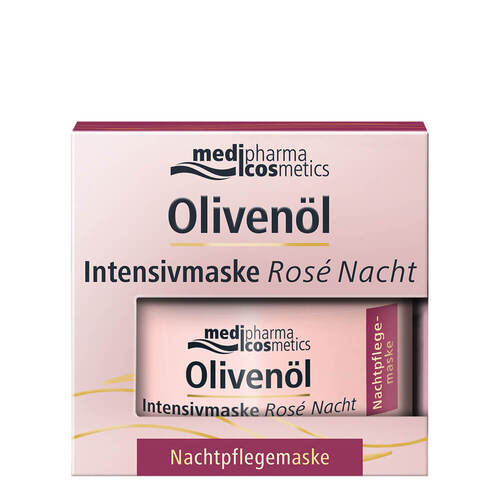 Oliven&ouml;l Intensivmaske Rose Nachtcreme - 1