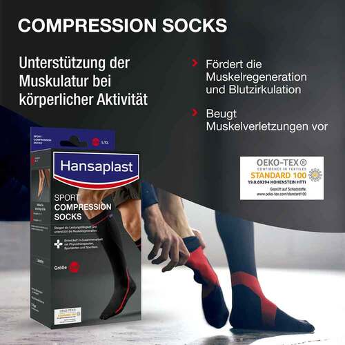 Hansaplast Sport Compression Socks Gr&ouml;&szlig;e S/M - 4