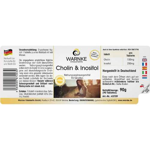 Cholin &amp; Inositol Tabletten - 2