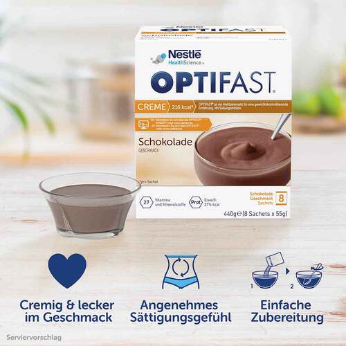 Optifast Creme Schokolade Pulver - 6