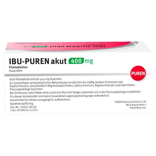 Ibu-Puren akut 400 mg Filmtabletten - 3