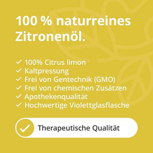 Zitronen &Ouml;l naturrein &auml;therisch - 2