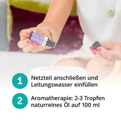 Aroma Diffuser Holzoptik mit Led - 4