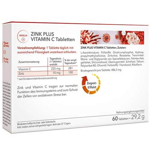 Zink Plus Vitamin C Tabletten - 2