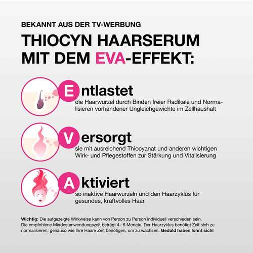 Thiocyn Haarserum Frauen 6 Monats-Vorteilspackung - 3