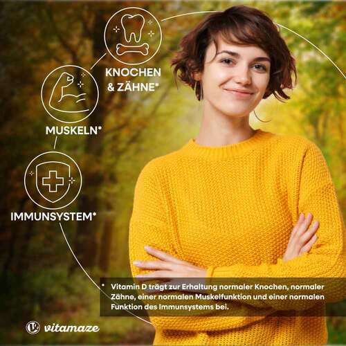 Vitamin D3 1.000 I.E. daily vegetarisch Tabletten - 4