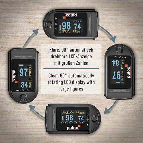 Pulox PO-200A Pulsoximeter schwarz - 4